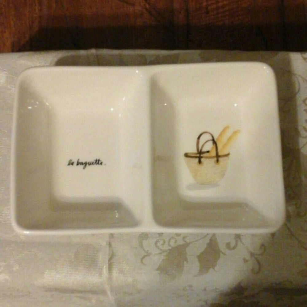 Rae Dunn Double Dipping Tray *NWOT